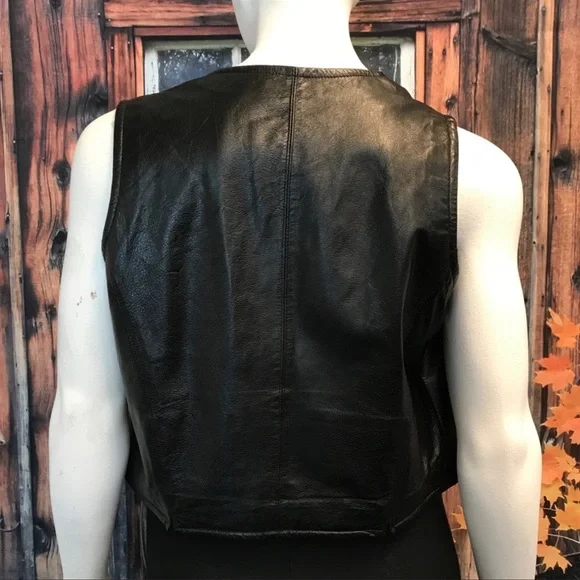 Wilsons Leather Cropped Vest - Picture 4 of 7